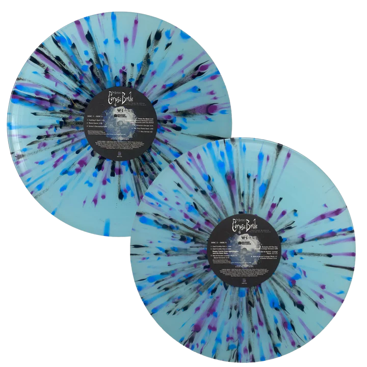 CORPSE BRIDE (BLUE MOON PURPLE AND BLACK GHOST SPLATTER)
