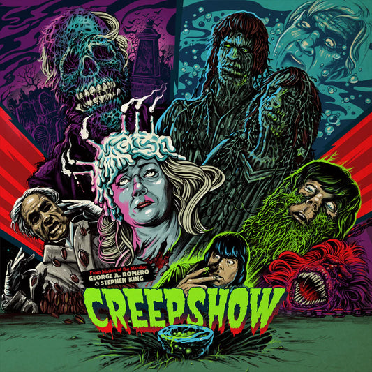 CREEPSHOW WAXWORK VINYL METEOR GREEN AND BLOOD RED SWIRL