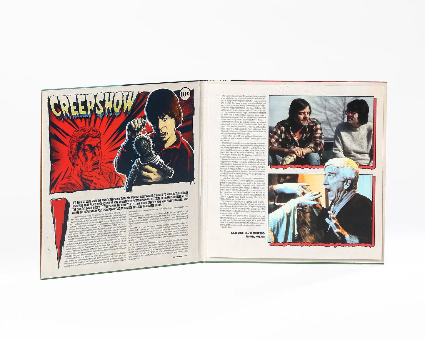 CREEPSHOW WAXWORK VINYL METEOR GREEN AND BLOOD RED SWIRL