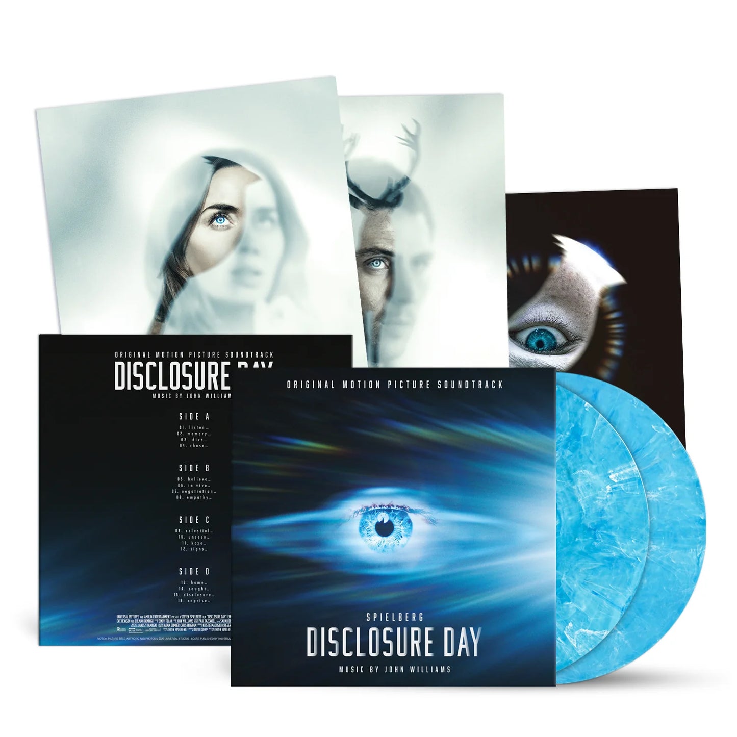 DISCLOSURE DAY JOHN WILLIAMS-2 VINYLES COLOR