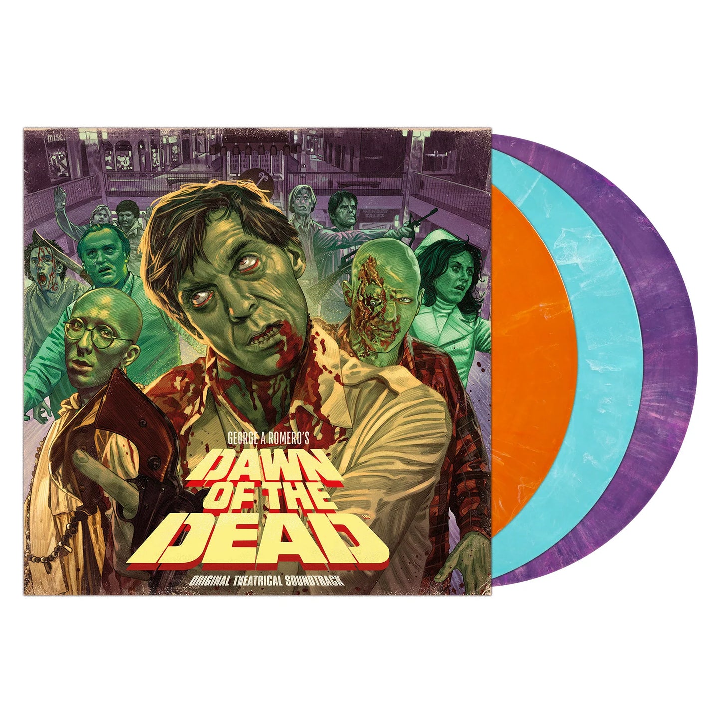 PROMO WAXWORK -George A. Romero's Dawn Of The Dead-waxwork-3LP COLLECTOR EDITION