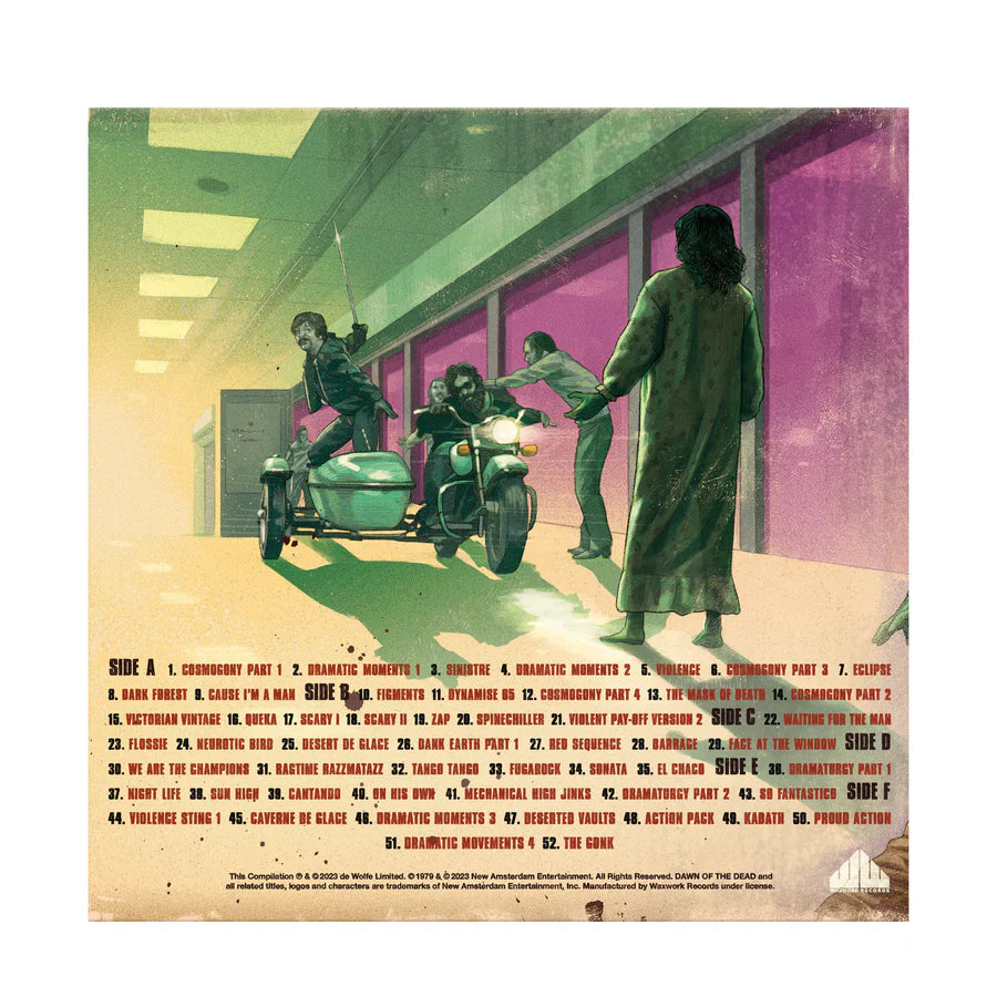 GEORGE A.ROMERO'S DAWN OF THE DEAD-3 LP WAXWORK RECORDS