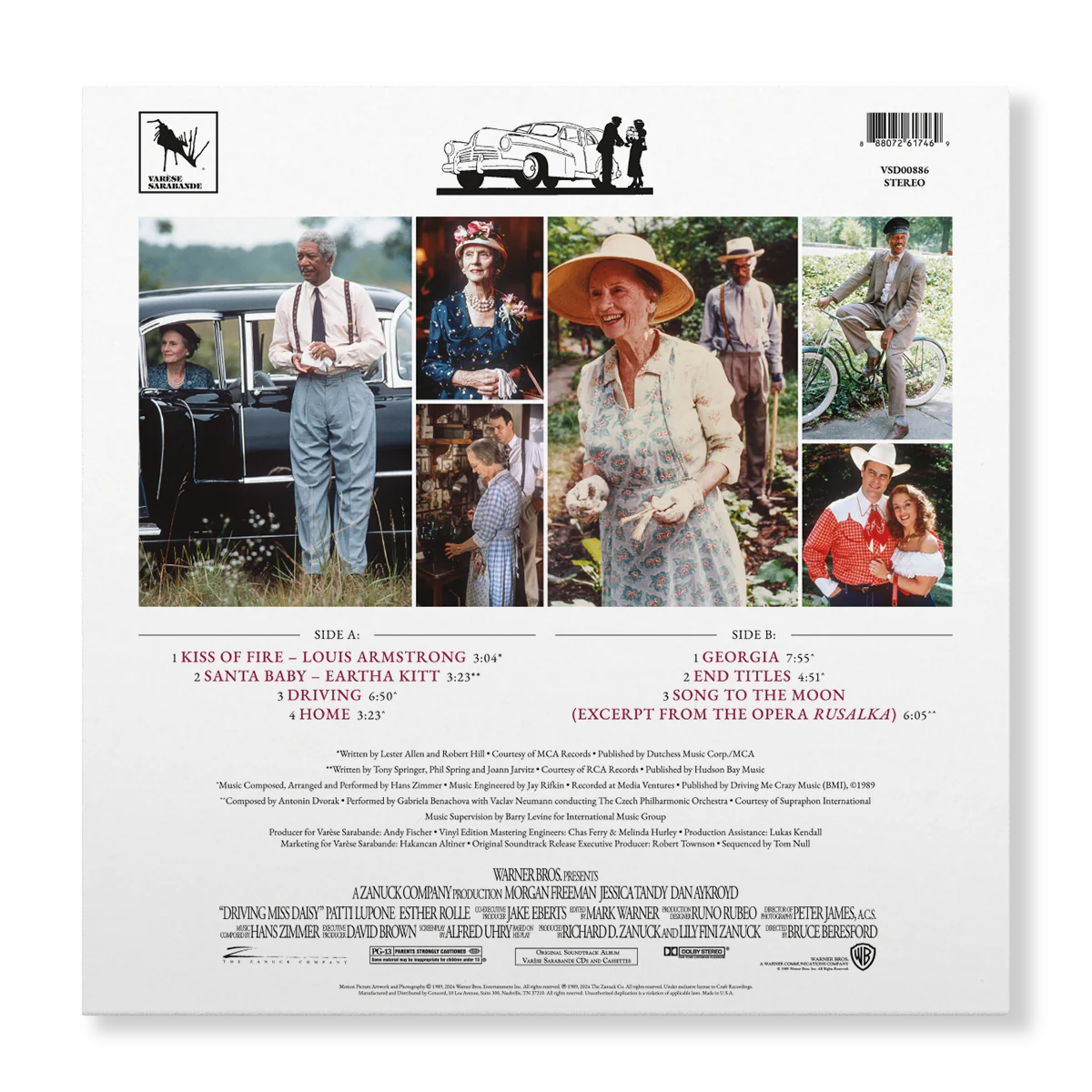 Driving Miss Daisy (Original Motion Picture Soundtrack) Transparent Violet LP