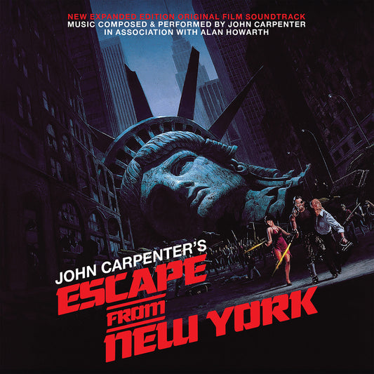 ESCAPE FROM NEW YORK JOHN CARPENTER-EXPANDED EDITION-2 LP BLACK