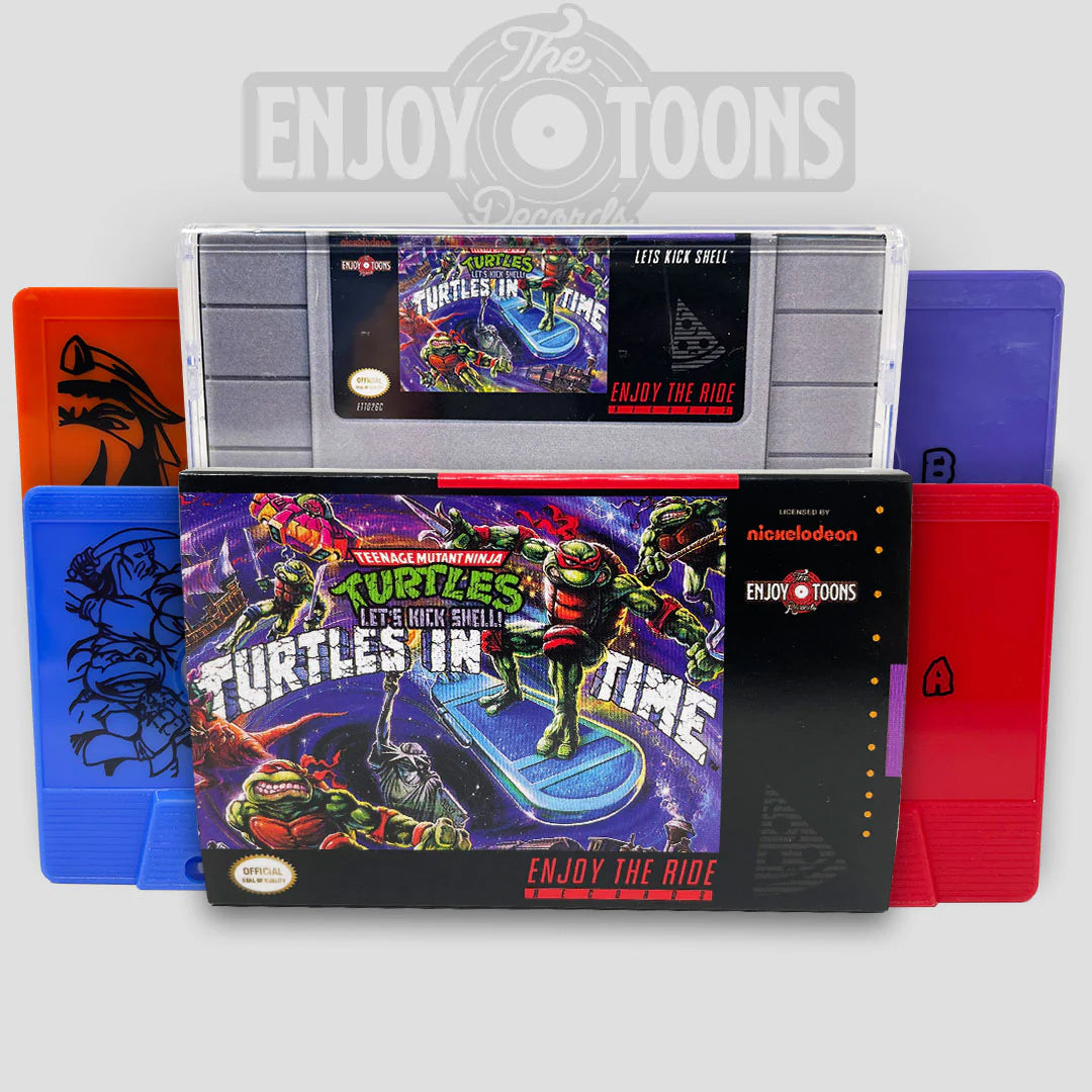 CASSETTE TEENAGE MUTANT NINJA TURTLES:LET'S KICK SHELL