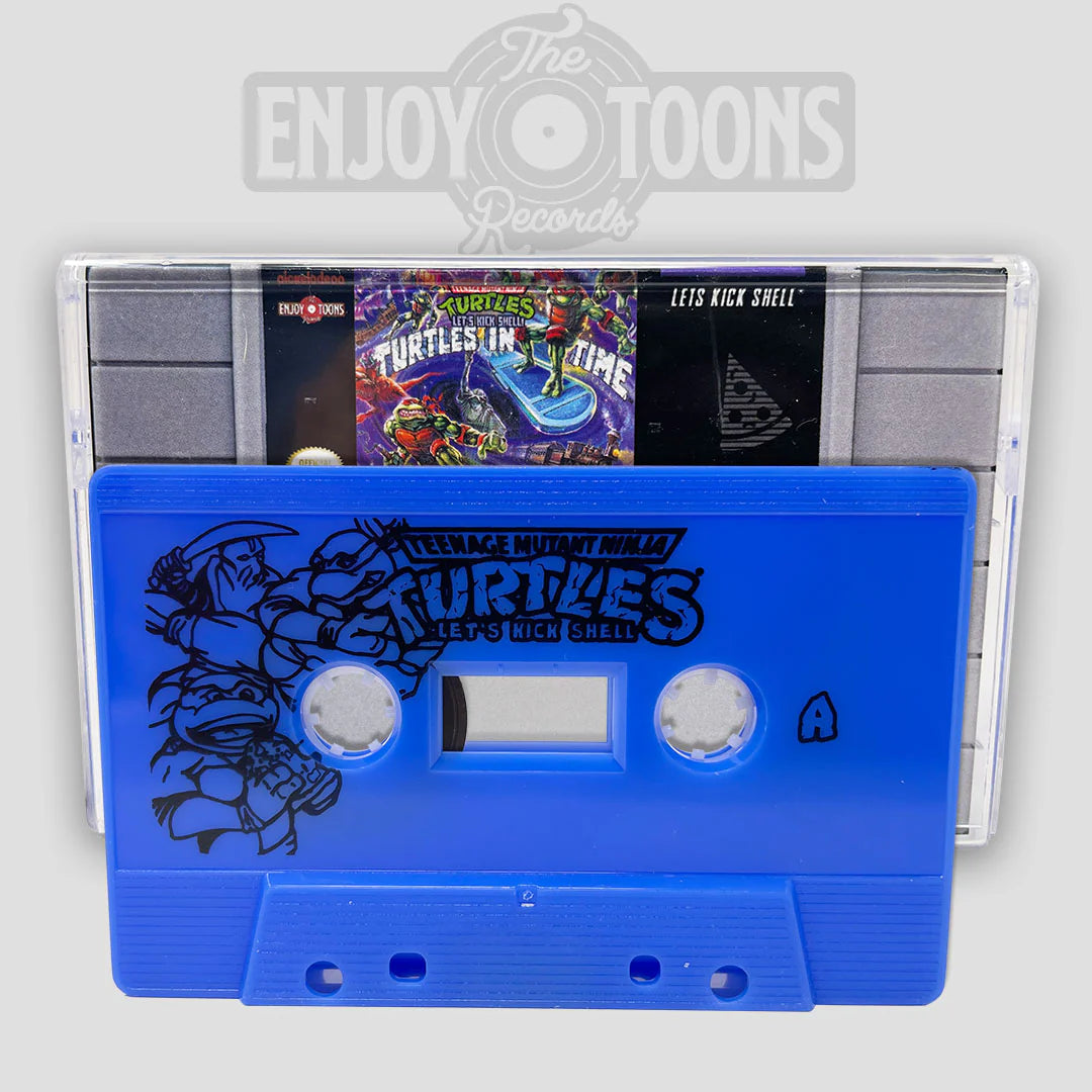 CASSETTE TEENAGE MUTANT NINJA TURTLES:LET'S KICK SHELL
