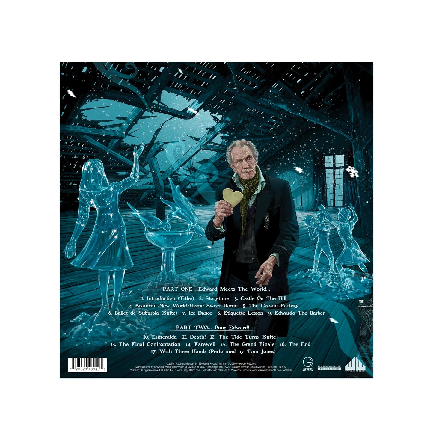 EDWARD SCISSORHANDS -DANNY ELFMAN WAXWORK COLLECTOR VINYL