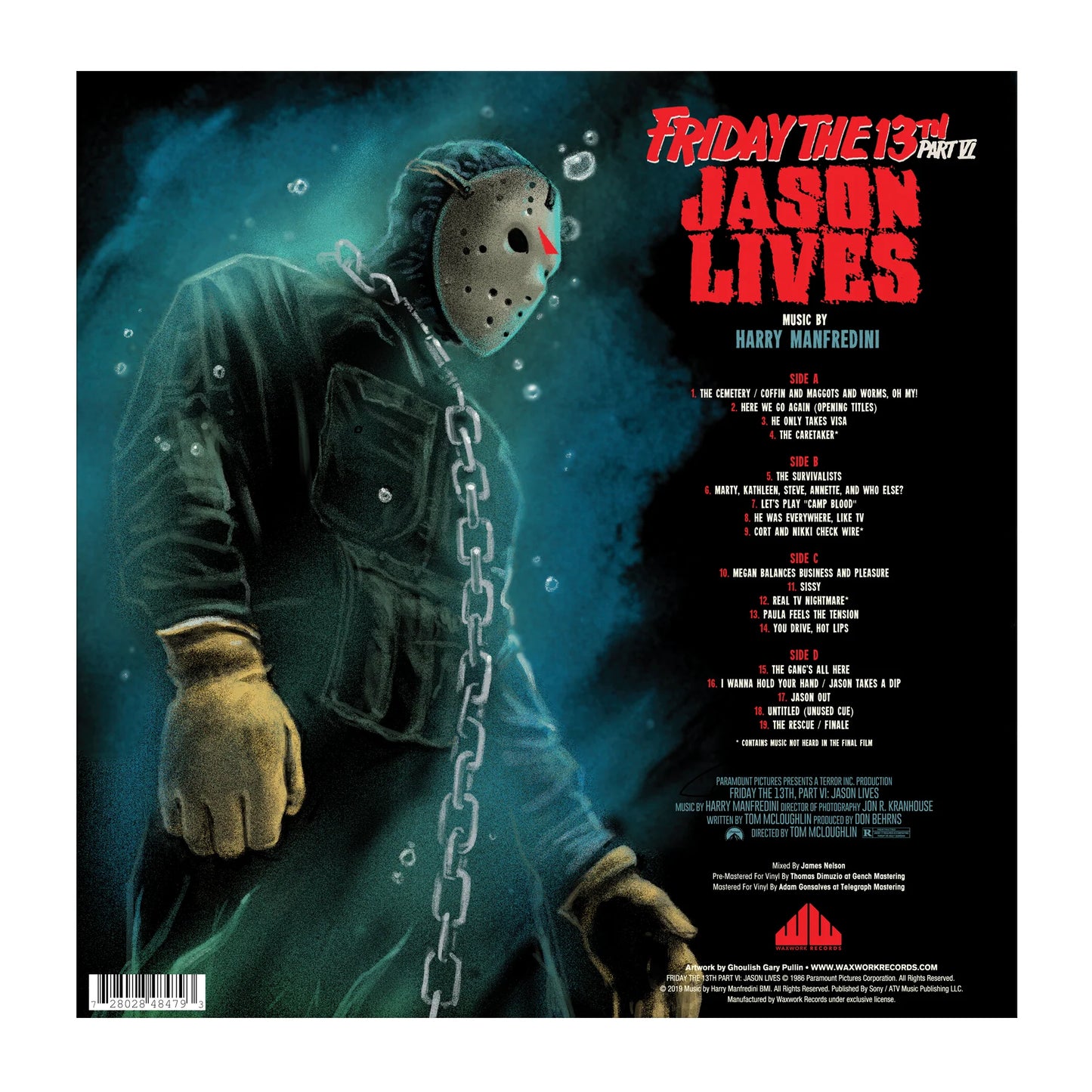FRIDAY THE 13TH PART 6:JASON LIVES-2LP COLOR
