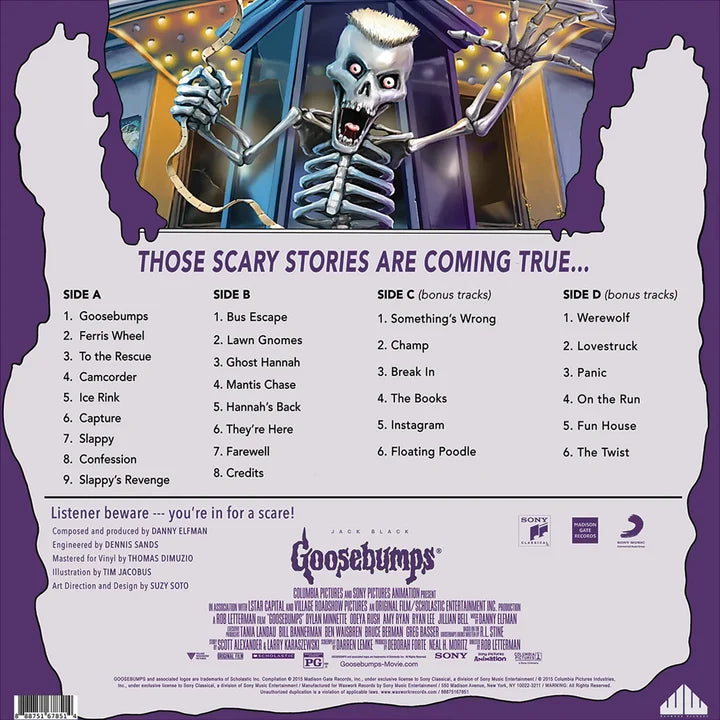 GOOSEBUMPS-SOUNDTRACK-WAXWORK-2 LP COLOR