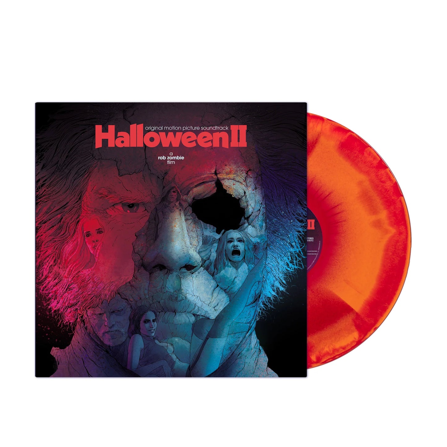 PROMO WAXWORK-Rob Zombie's Halloween II -1 VINYL PUMPKIN ORANGE CANDY APPLE RED