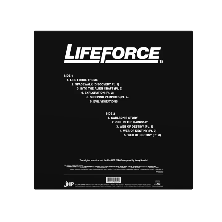 LIFEFORCE-VINYL SOUNDTRACK-HENRY MANCINI