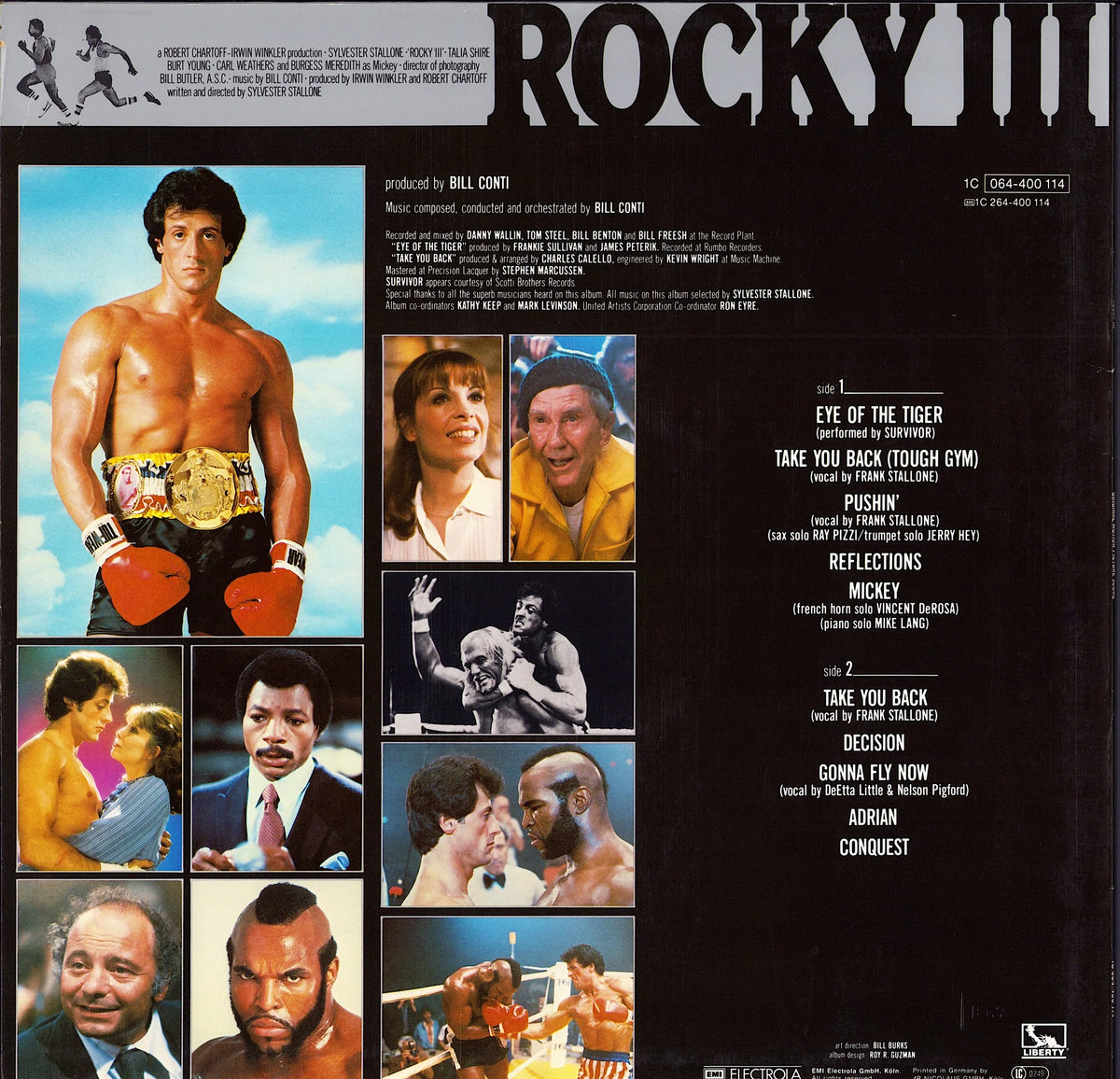 ROCKY 3 BILL CONTI ORIGINAL MOTION PICTURE SOUNDTRACK