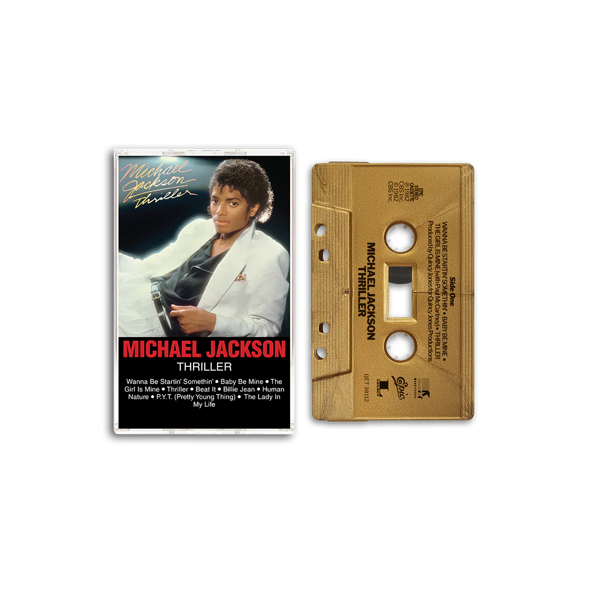 PRECO-MICHAEL JACKSON THRILLER-CASSETTE SPECIAL EDITION GOLD