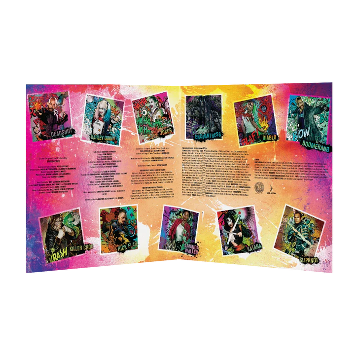 SUICIDE SQUAD 2 VINYLES COLLECTOR COULEUR