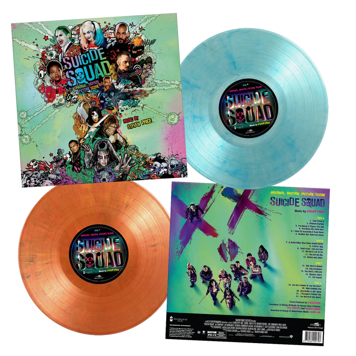 SUICIDE SQUAD 2 VINYLES COLLECTOR COULEUR
