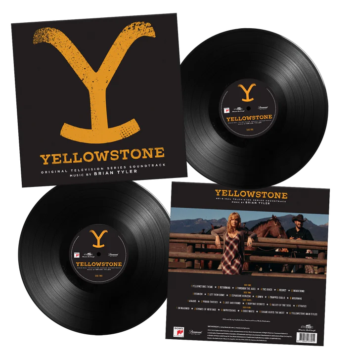YELLOWSTONE -SOUNDTRACK-2 VINYLES NOIR