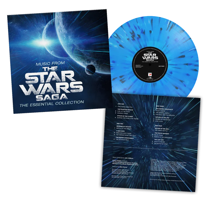MUSIC FROM THE STAR WARS SAGA-VINYL (HYPER SPACE BLUE)