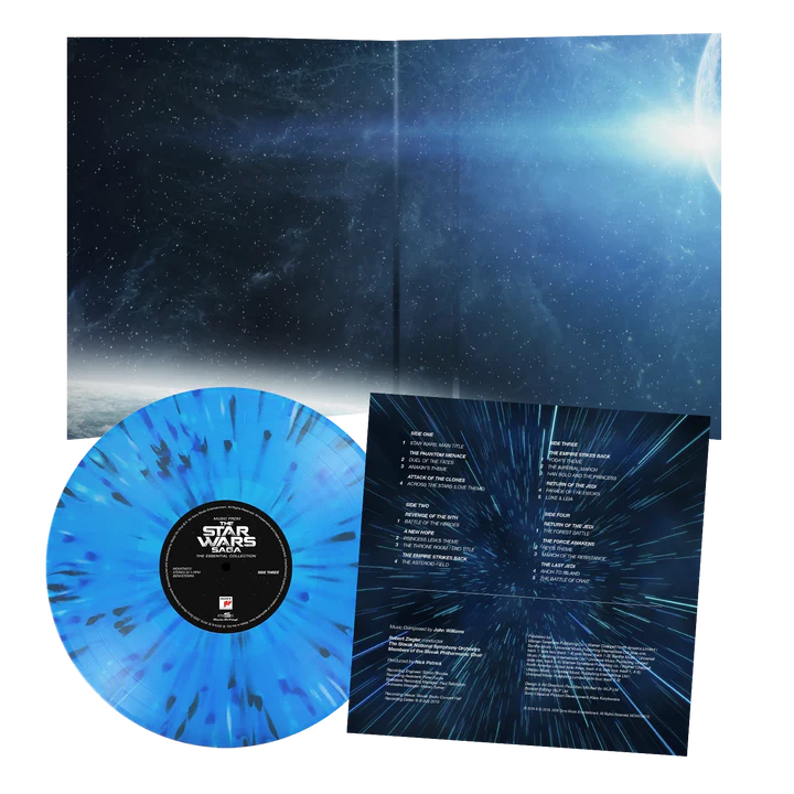 MUSIC FROM THE STAR WARS SAGA-VINYL (HYPER SPACE BLUE)
