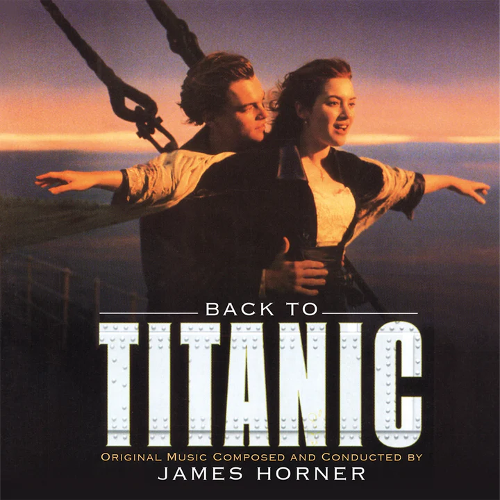 BACK TO TITANIC JAMES HORNER COLLECTOR YELLOW VINYL