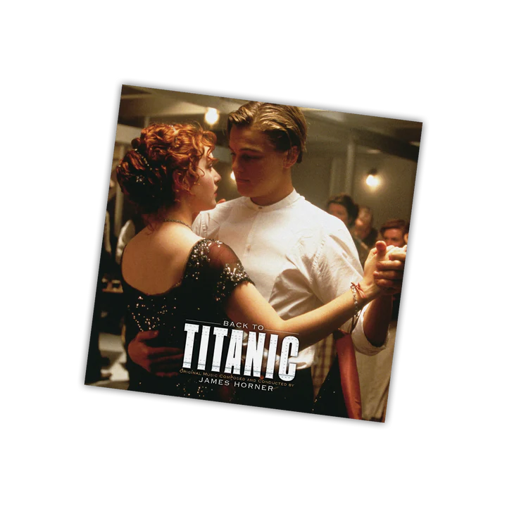 BACK TO TITANIC JAMES HORNER COLLECTOR YELLOW VINYL