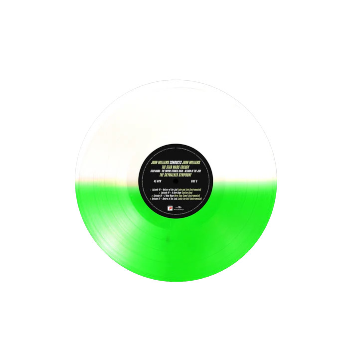 JOHN WILLIAMS CONDUCTS-THE STAR WARS TRILOGY (GREEN/WHITE SPLIT VINYL)