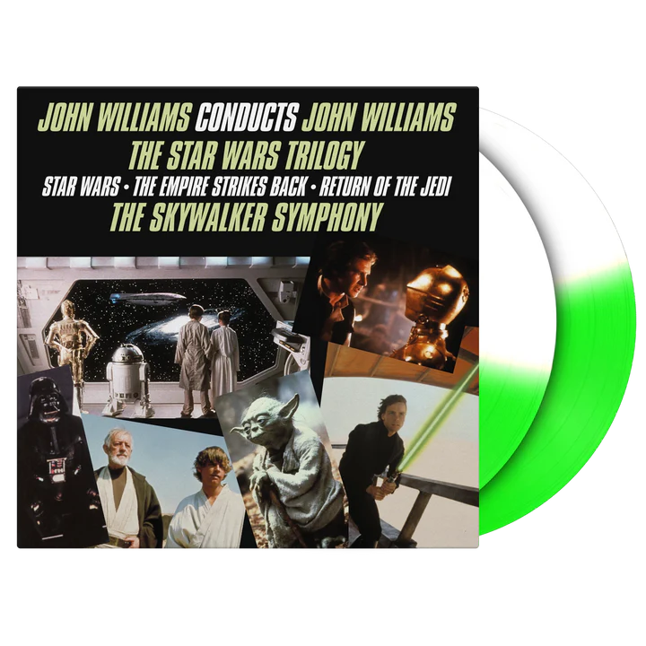JOHN WILLIAMS CONDUCTS-THE STAR WARS TRILOGY (GREEN/WHITE SPLIT VINYL)