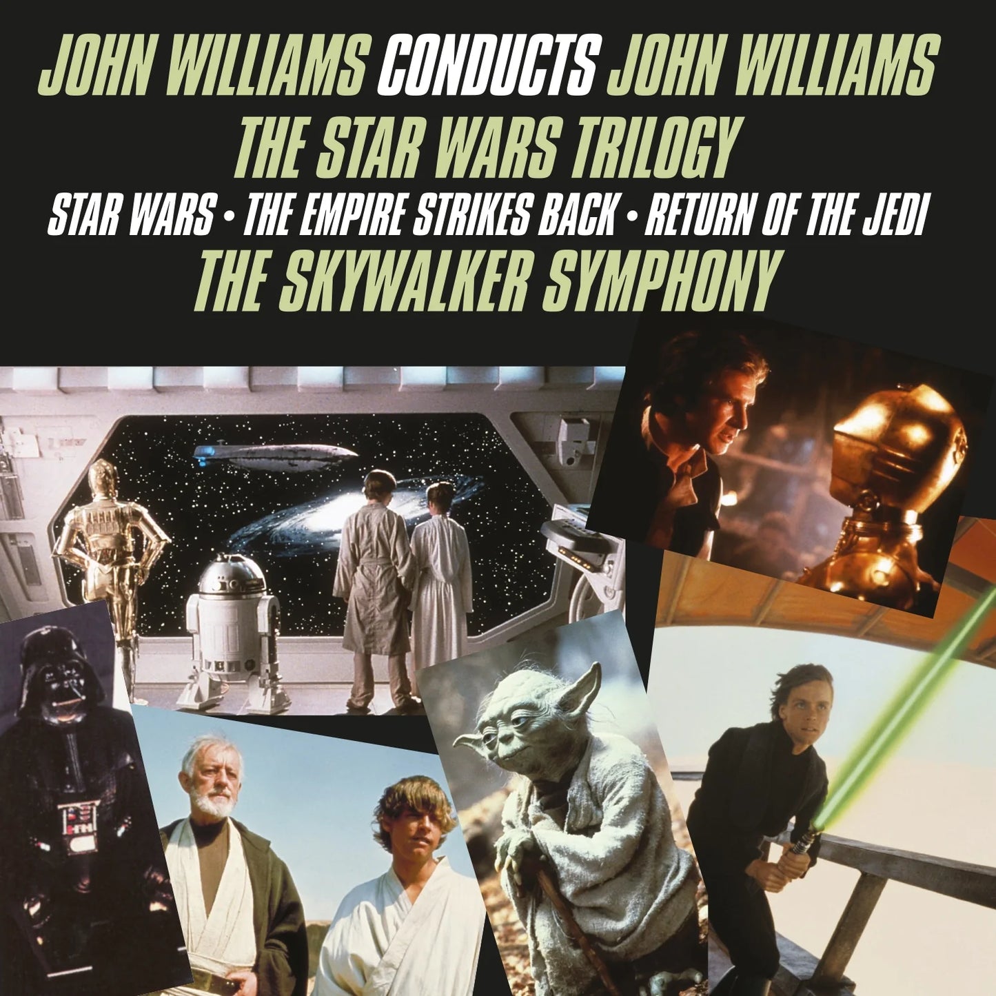 JOHN WILLIAMS CONDUCTS-THE STAR WARS TRILOGY (GREEN/WHITE SPLIT VINYL)