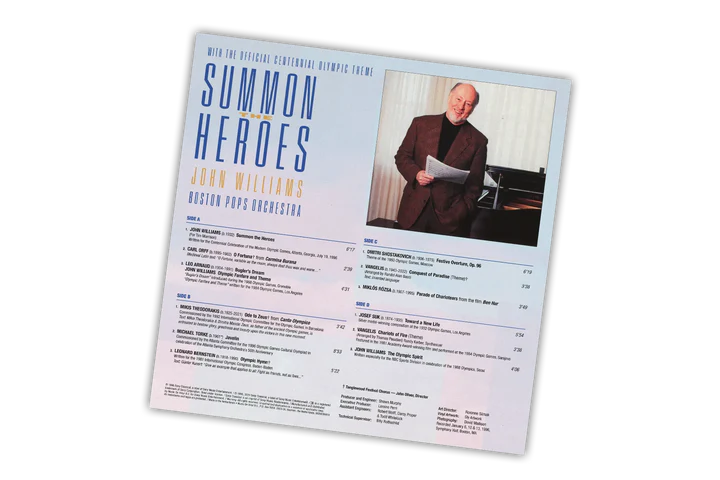 John Williams - Summon The Heroes-2 vinyles yellow