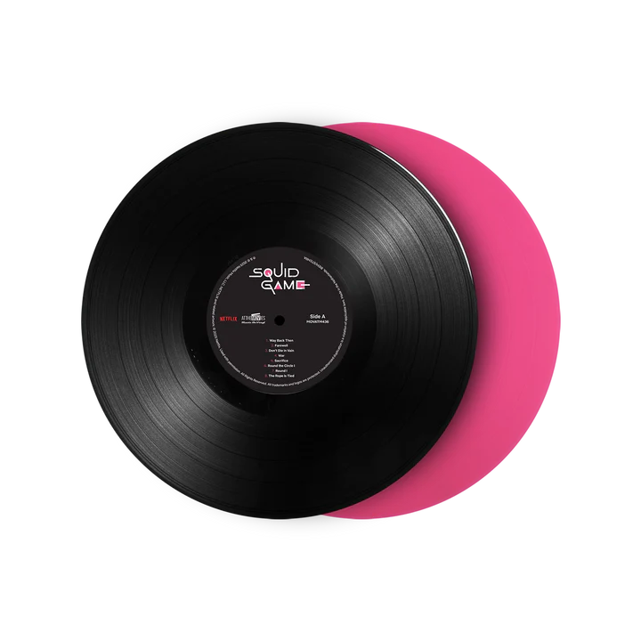 SQUID GAME -VINYL SOUNDTRACK 2LP BLACK AND PINK