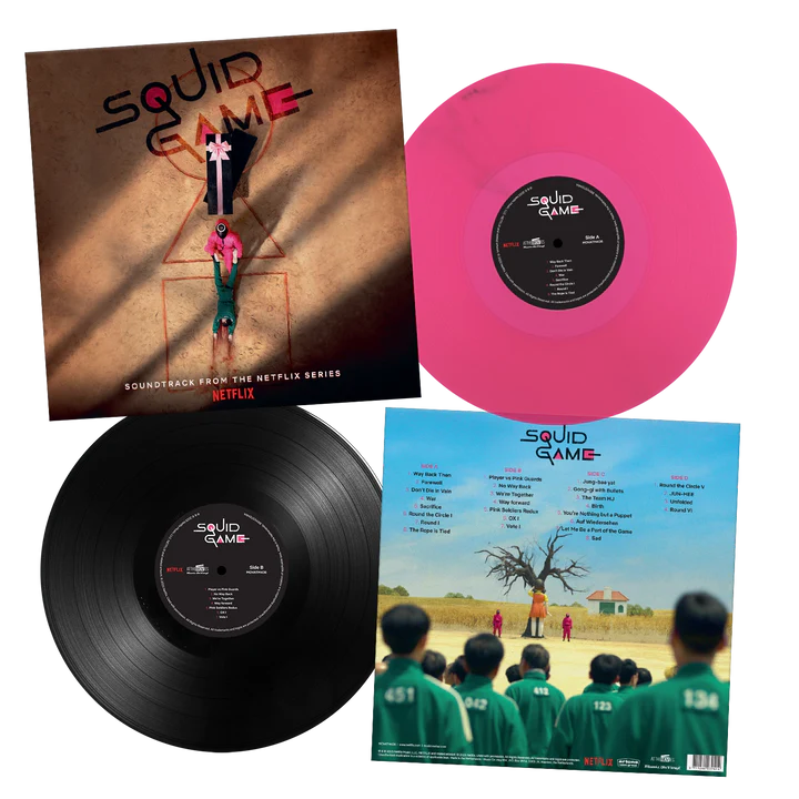 SQUID GAME -VINYL SOUNDTRACK 2LP BLACK AND PINK