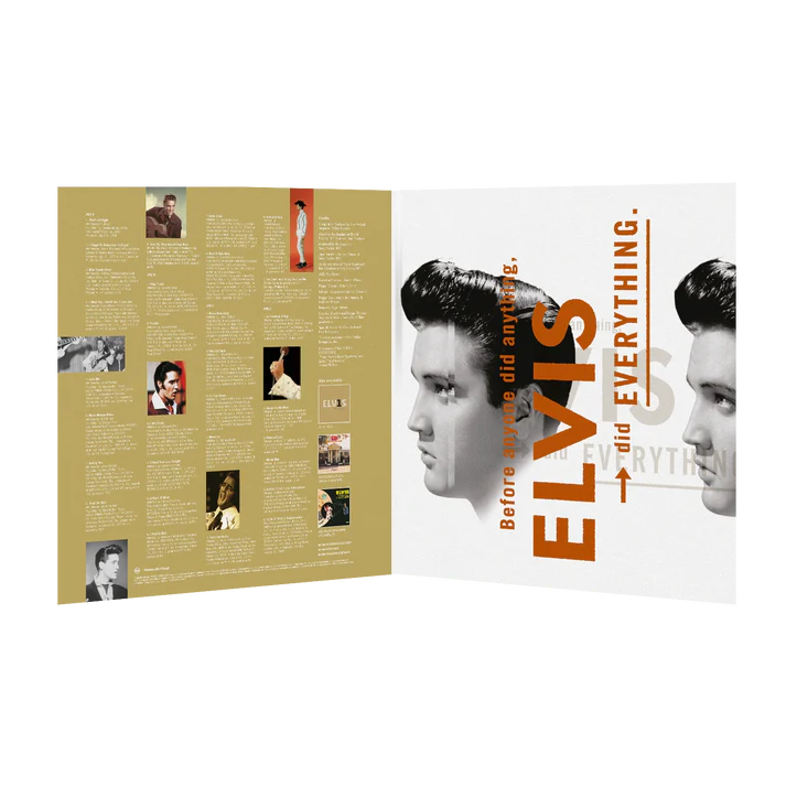 ELVIS PRESLEY-2ND TO NONE GOLD VINYL