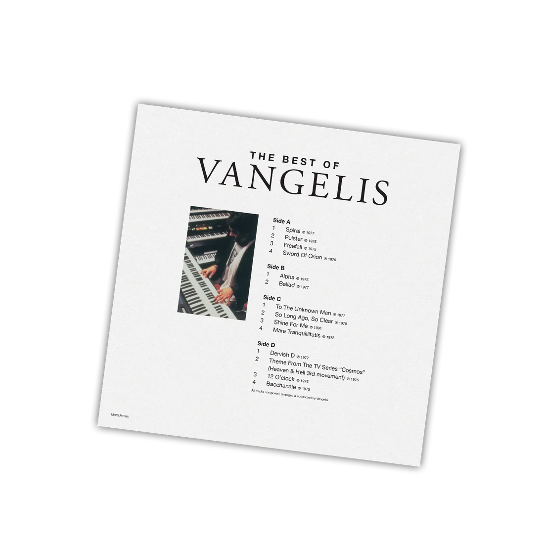 The Best Of VANGELIS 2 LP COLLECTOR BLANC