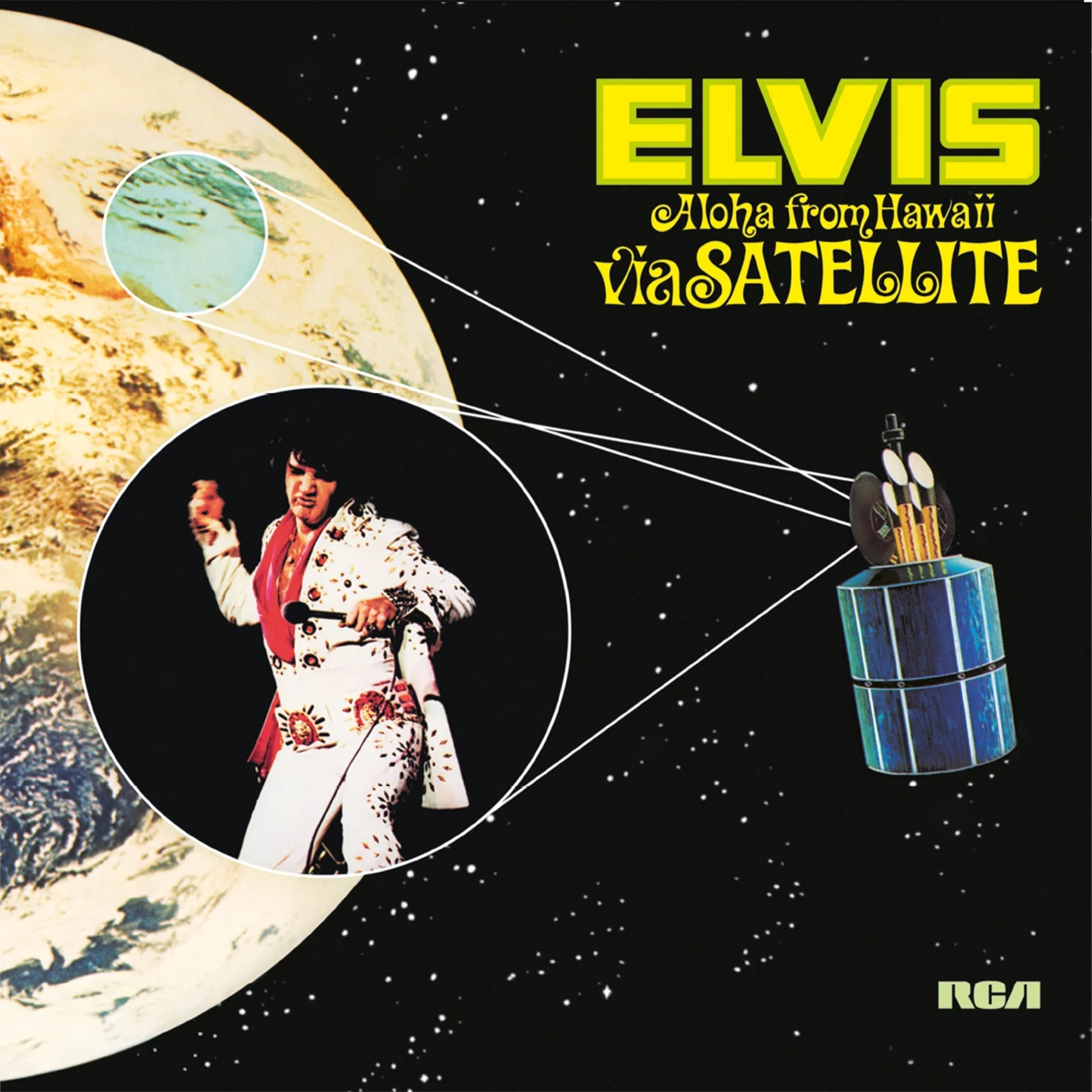ELVIS PRESLEY-ALOA FROM HAWAII VIA SATELLITE 4 LP YELLOW