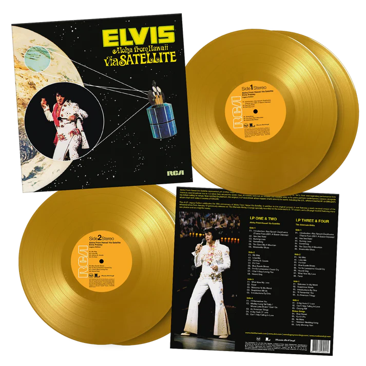 ELVIS PRESLEY-ALOA FROM HAWAII VIA SATELLITE 4 LP YELLOW