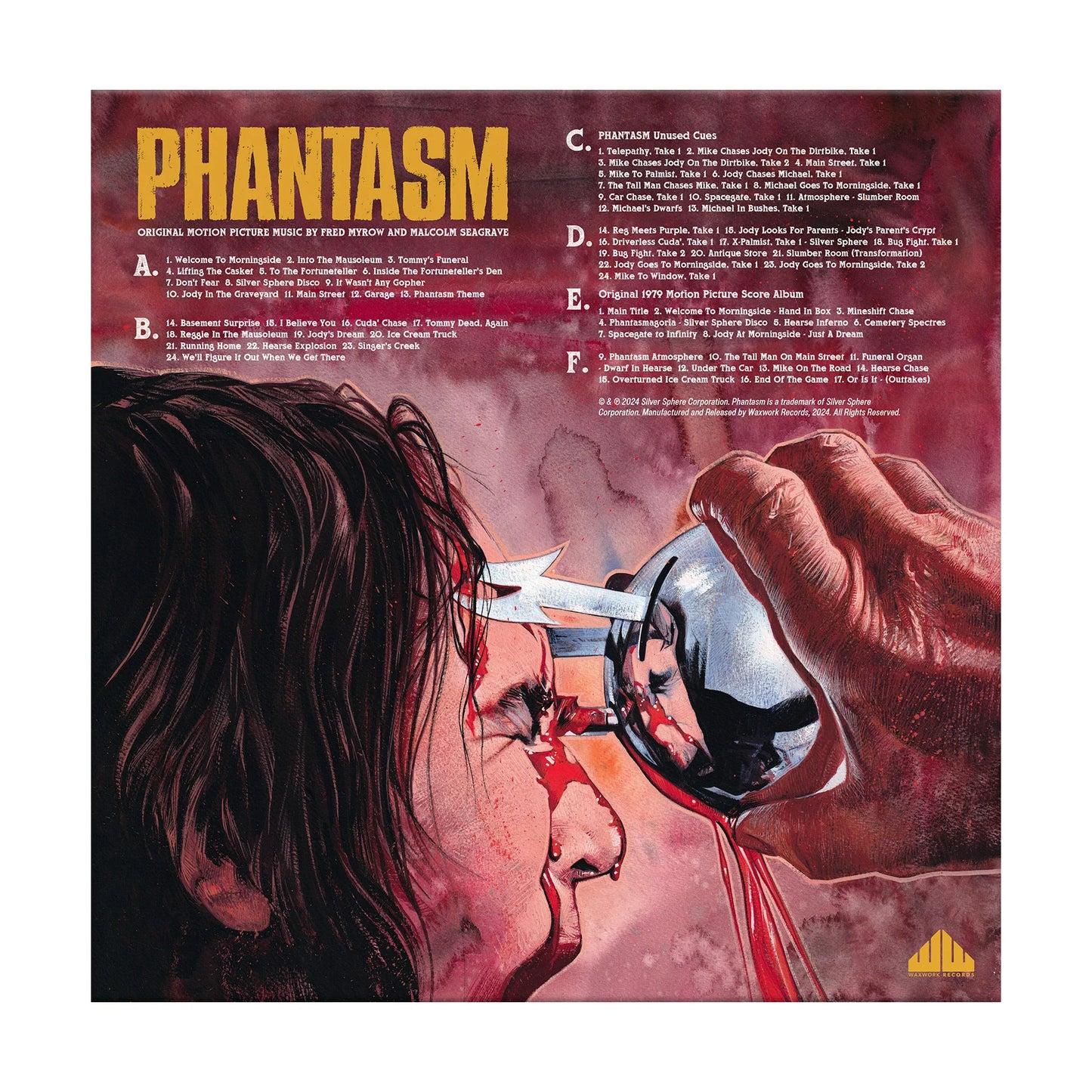 PRECO PHANTASM EDITION COLLECTOR TRIPLE LP WAXWORK