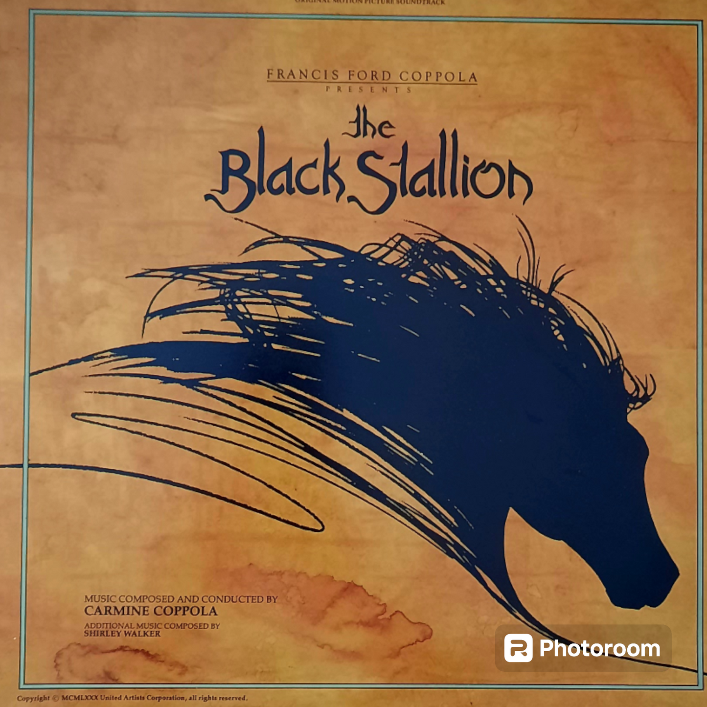 Occasion-Og soundtrack-THE BLACK STALLION 1LP