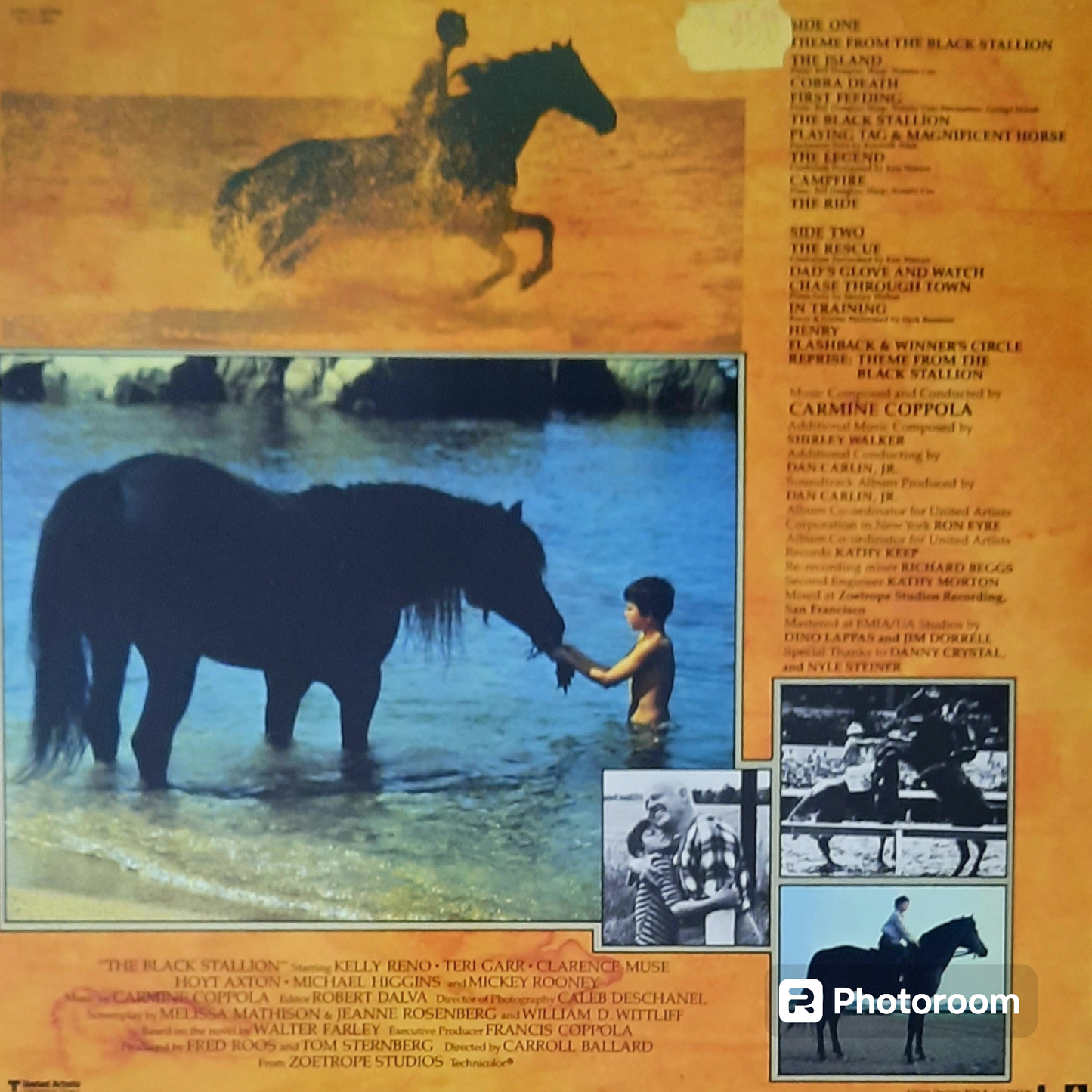 Occasion-Og soundtrack-THE BLACK STALLION 1LP