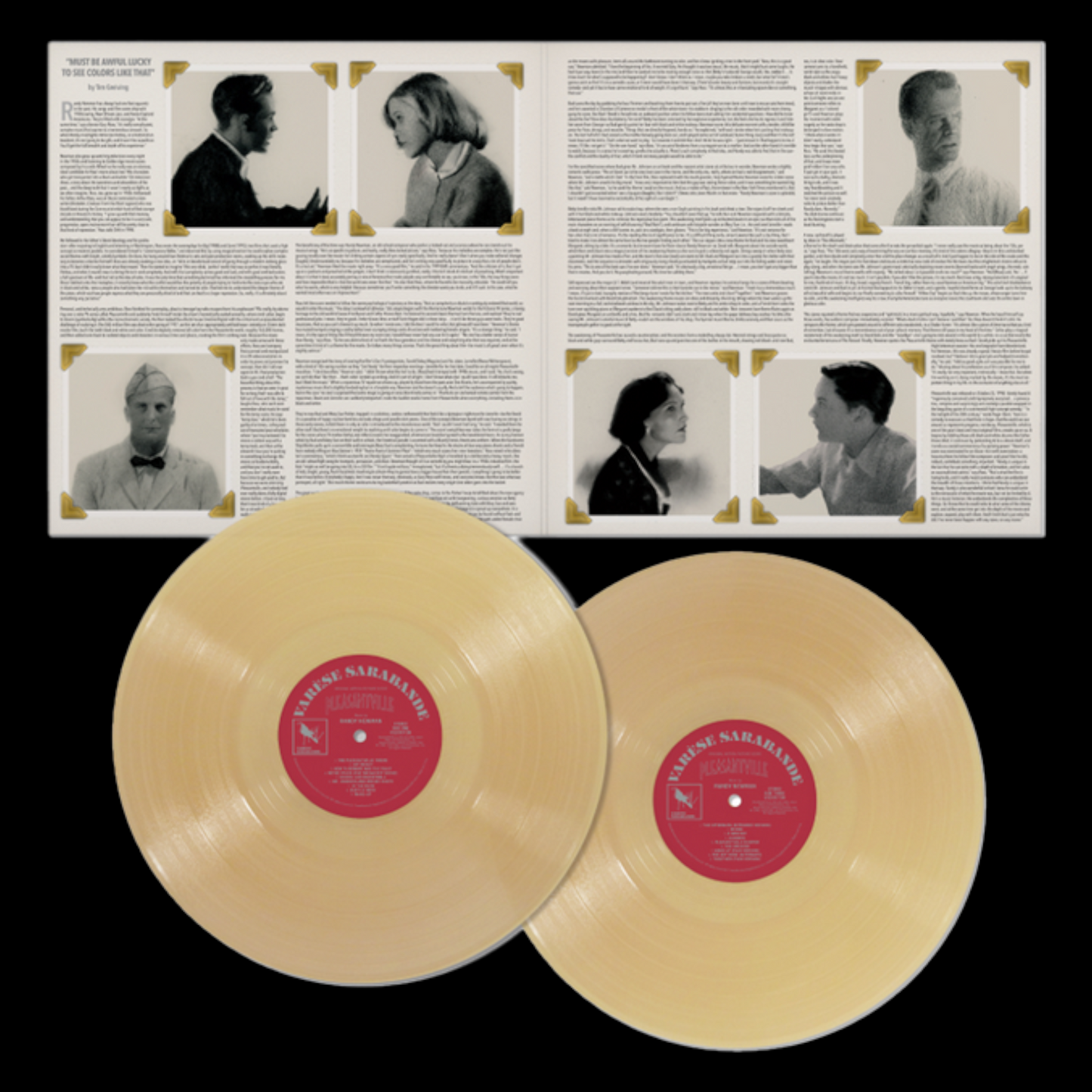 Pleasantville - original motion picture soundtrack -2 vinyles translucide beige