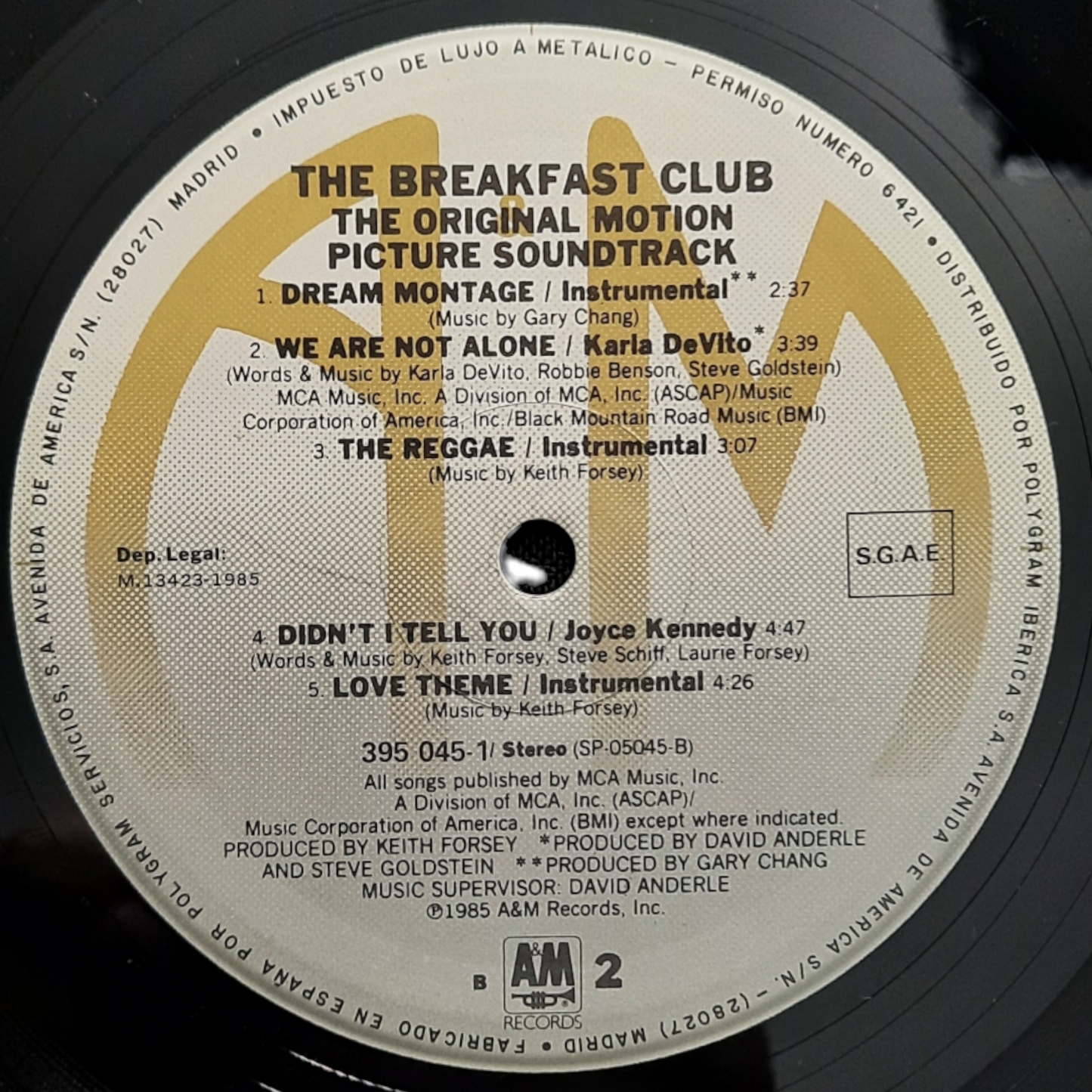 Occasion vinyl Breakfast Club