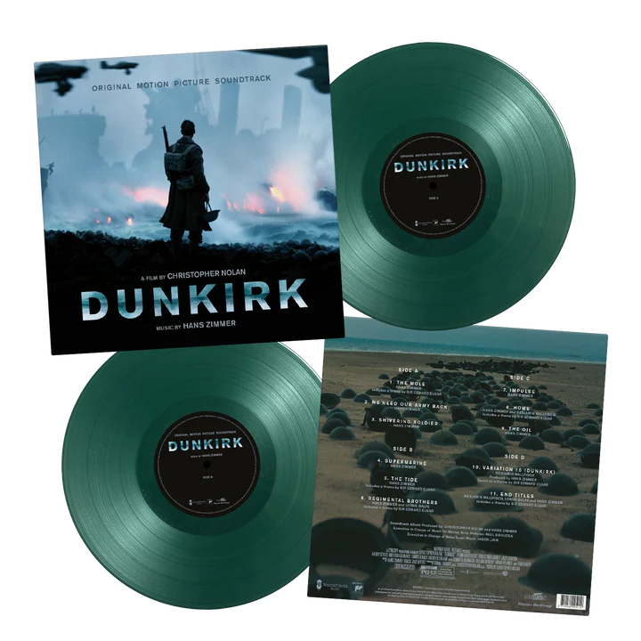 DUNKIRK- VINYL SOUNDTRACK HANS ZIMMER 2LP