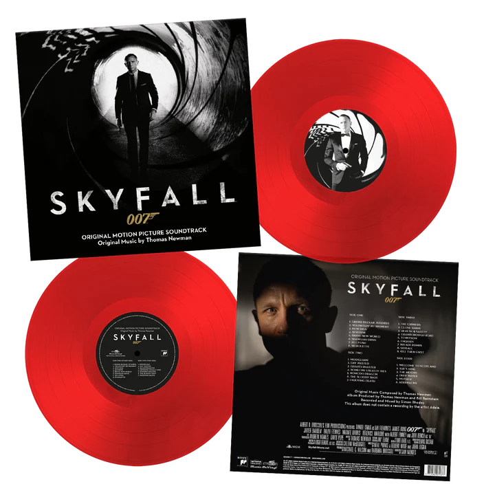 SKYFALL VINYL SOUNDTRACK 2 LP RED