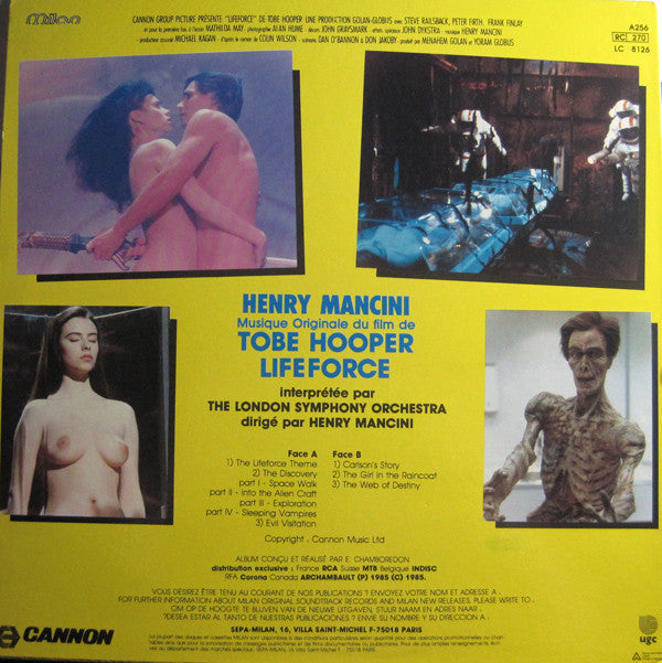 LIFEFORCE-ORIGINAL MOTION PICTURE SOUNDTRACK-VINYL