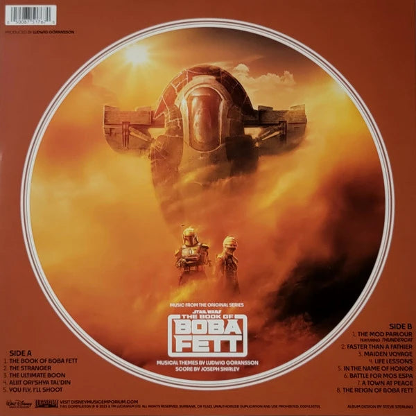 STAR WARS:THE BOOK OF BOBBA FETT (MUSIC FROM THE ORIGINAL SERIES)-PICTURE DISC