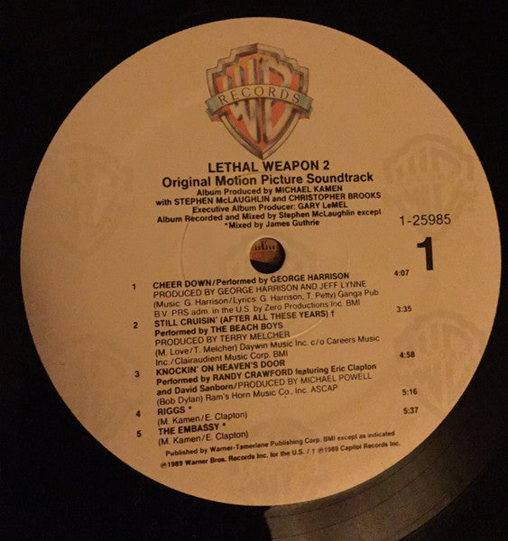 LEATHAL WEAPON 2 -ORIGINAL MOTION PICTURE SOUNDTRACK