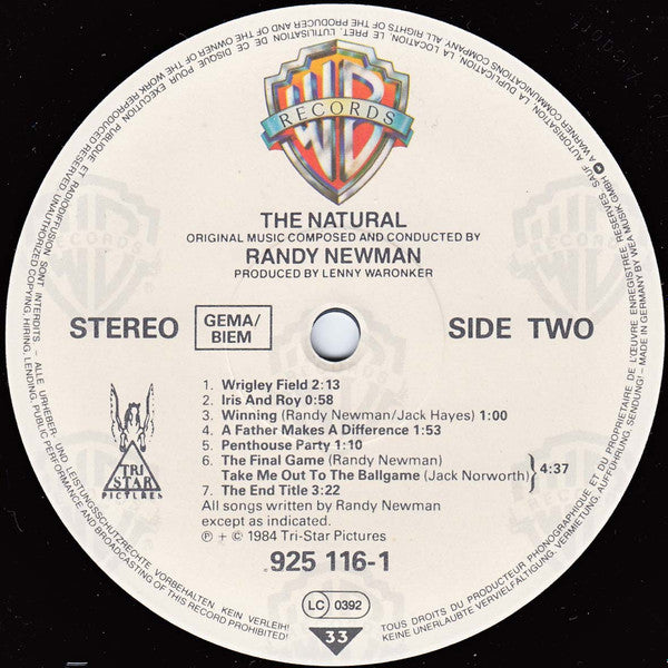 OG-THE NATURAL RANDY NEWMAN VINYL