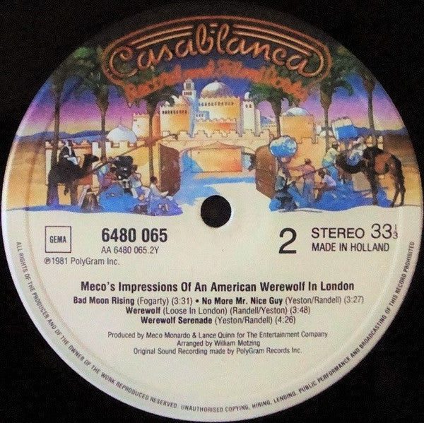AN AMERICAN WEREWOLF IN LONDON-ORIGINAL MOTION PICTURE SOUNDTRACK