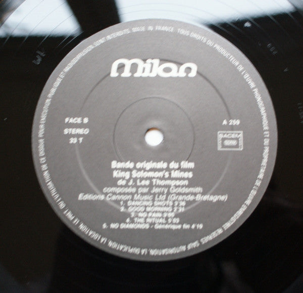 OG-KING SOLOMON'S MINE VINYL SOUNTRACK-JERRY GOLDSMITH