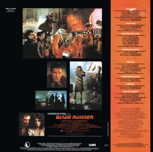 BLADE RUNNER -(Orchestral Adaptation Of Music Composed For The Motion Picture By Vangelis)