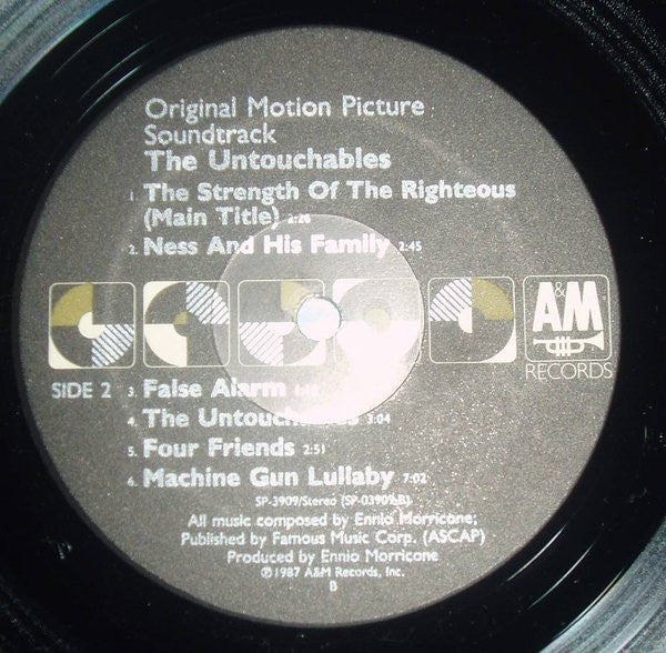OCCASION:THE UNTOUCHABLES ENNIO MORRICONE