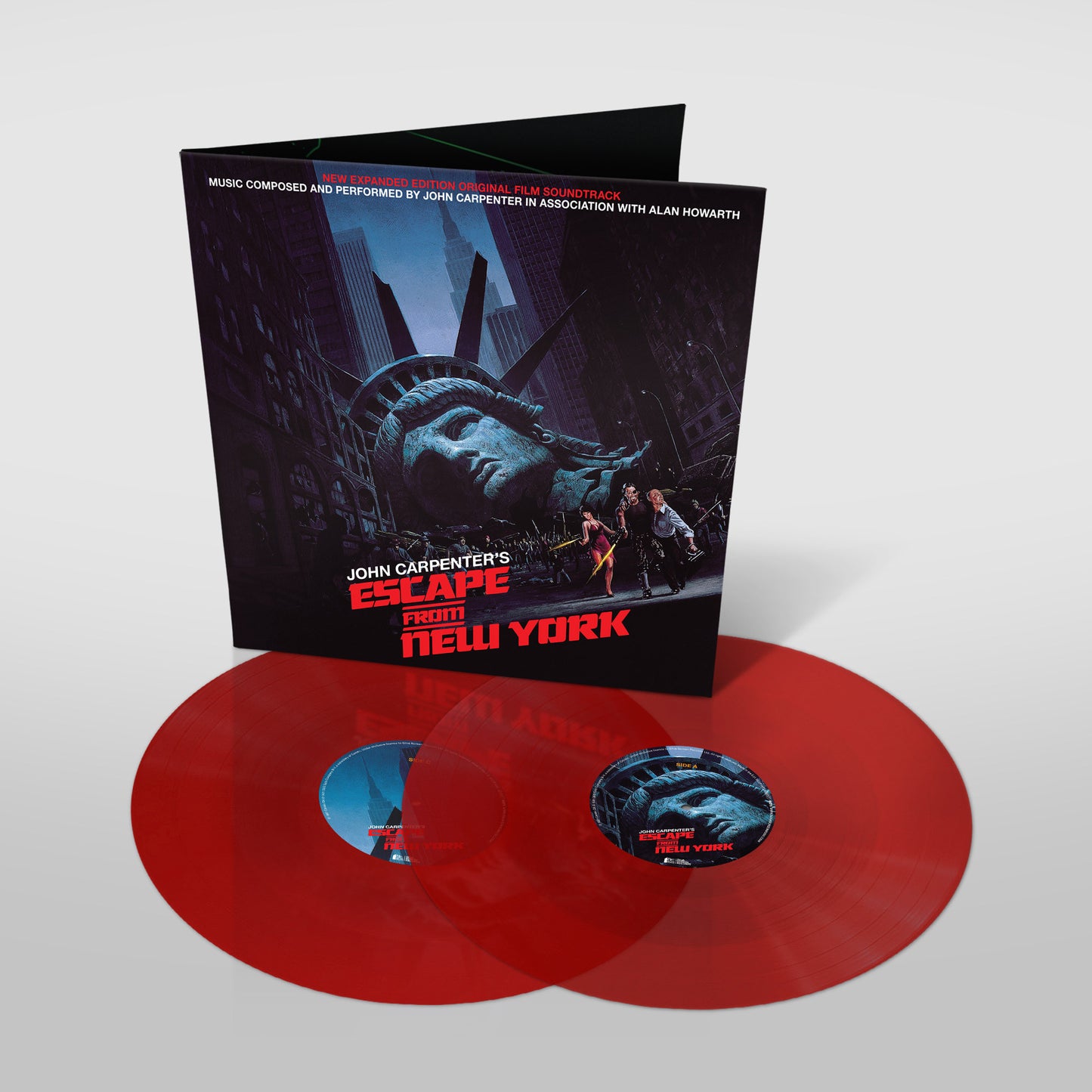 ESCAPE FROM NEW YORK VERSION ETANDUE VINYL ROUGE